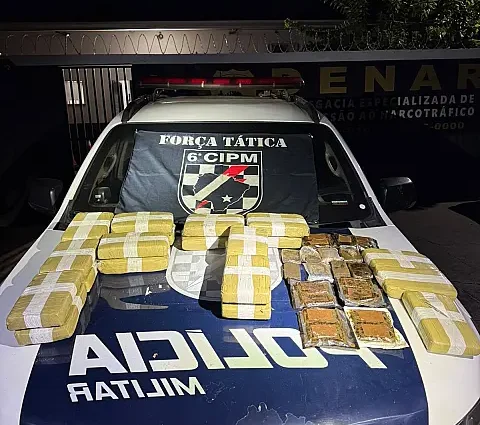 Mulher é presa com 24 kg de maconha em Campo Grande