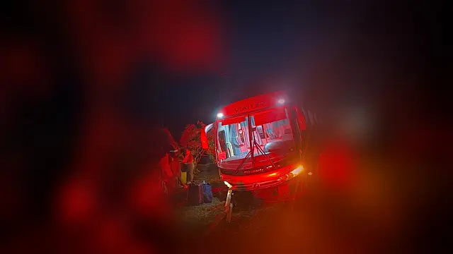 Acidente com ônibus em Nova Alvorada do Sul não deixa feridos graves