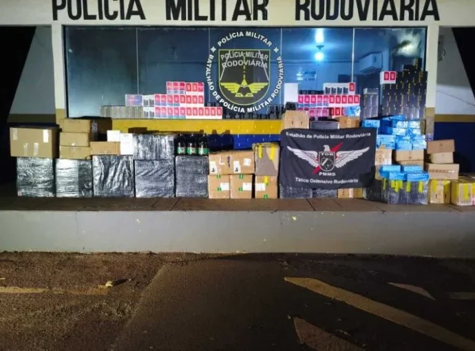 Carga paraguaia de quase R$ 930 mil apreendida em Dourados