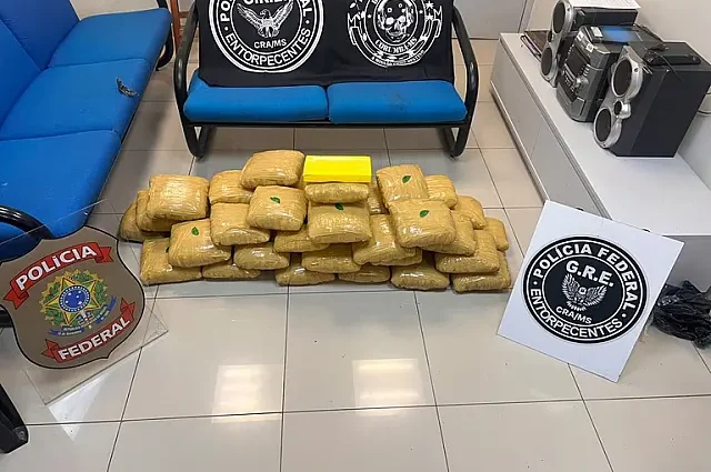 Polícia Federal apreende 42 quilos de maconha e 1 quilo de cocaína em Corumbá