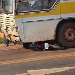 Acidente entre moto e ônibus resulta na morte de adolescente em Paranaíba