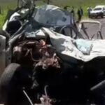 Motorista morre após colisão entre picape e carreta na BR-163, em Naviraí
