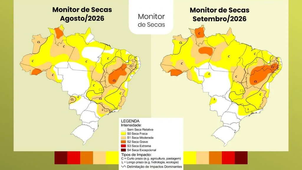 Seca em Mato Grosso do Sul cai de 23% para 12% em setembro
