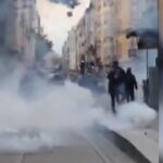 Protestos na França têm 135 prisões e uso de gás lacrimogêneo
