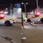 Vídeo mostra viatura da PMRv atingindo motocicleta em Florianópolis