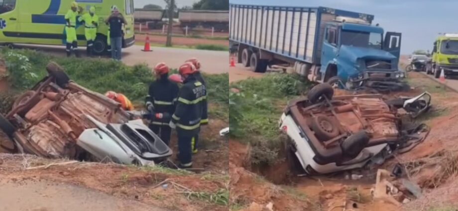 Colisão frontal na BR-163 mata dois trabalhadores em Sinop