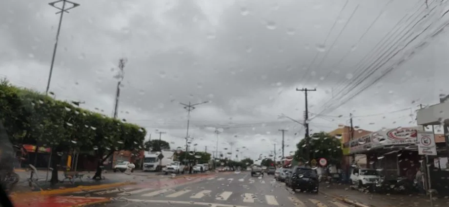 Chuva e ventos fortes atingem Mato Grosso do Sul nesta terça-feira