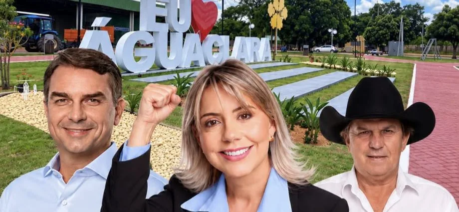 Água Clara se mobiliza para adesivaço em apoio a Flávio Bolsonaro