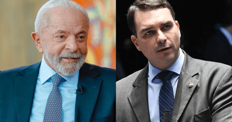 Pesquisa presidencial mostra Flávio com 51% e Lula com 49%