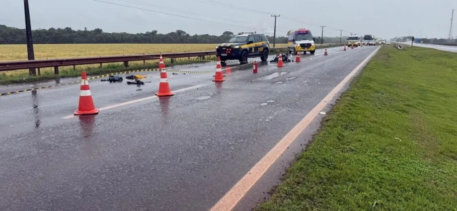 Motociclista morre em acidente na BR-163 em Rio Brilhante