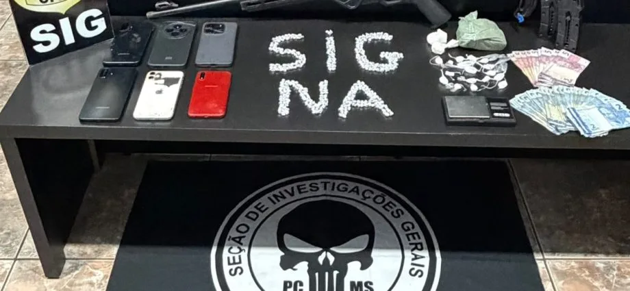 Adolescentes apreendidos por tráfico de drogas em Nova Andradina