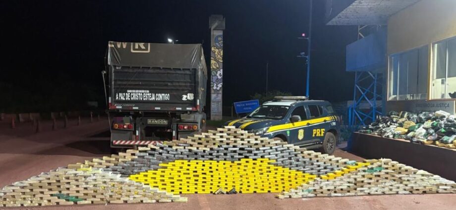 Apreensão de cocaína em caminhão chega a 726 kg em Corumbá