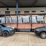 Receita e Polícia Federal apreendem 17 toneladas de acetato de etila em Corumbá