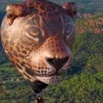 Onça-pintada inspira balão gigante no Pantanal