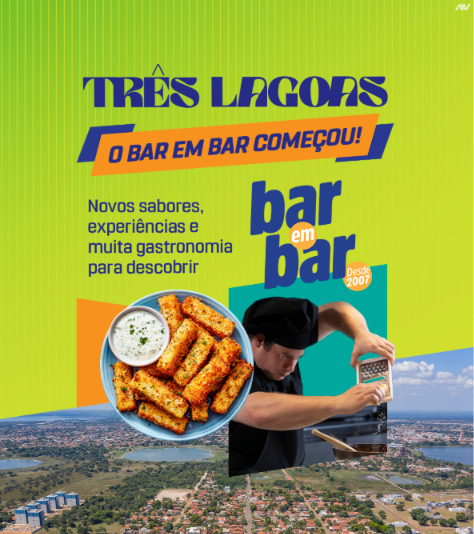 Festival Bar em Bar começa nesta quinta-feira (29) em Três Lagoas