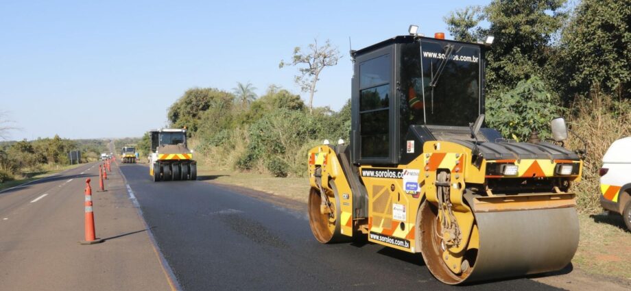 BR-163 tem cinco trechos interditados e nove em pare e siga em MS