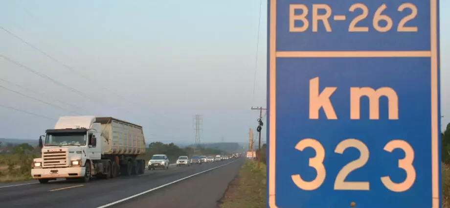BR-262 terá duplicação e pedágios entre Campo Grande e Três Lagoas