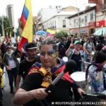 Protestos na Colômbia contra o governo de La Espriella