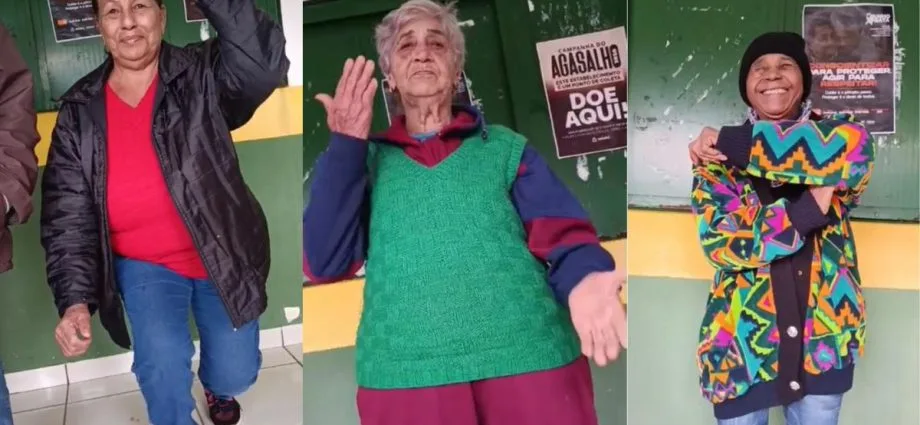 Idosos de Itaporã recriam dancinhas da Copa em UBS