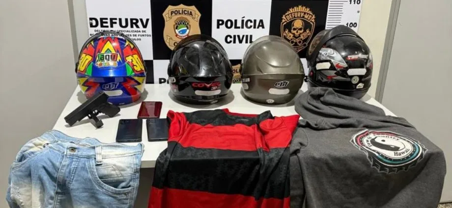Apreensão de adolescentes após roubos a motoristas de aplicativo em Campo Grande