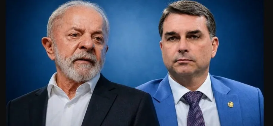 Flávio Bolsonaro lidera pesquisa para o 2º turno com 52% contra 48% de Lula