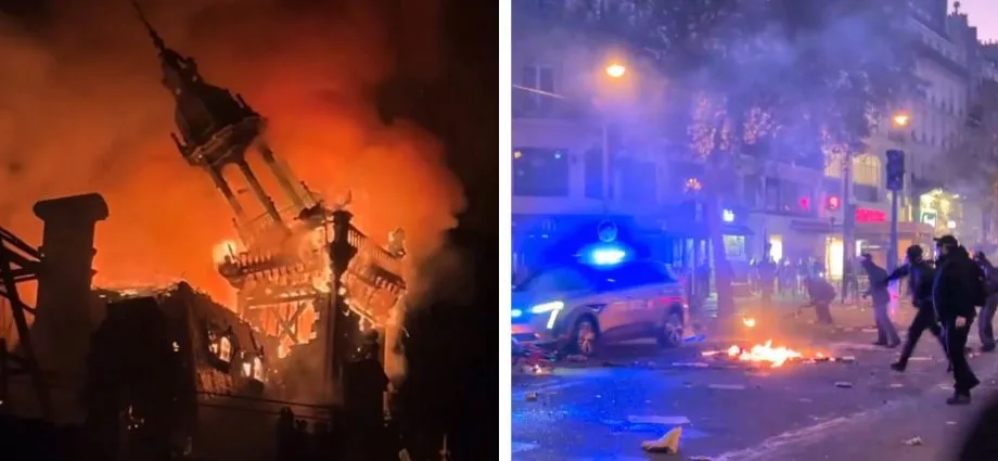 Protestos violentos resultam em mais de 270 detidos na França