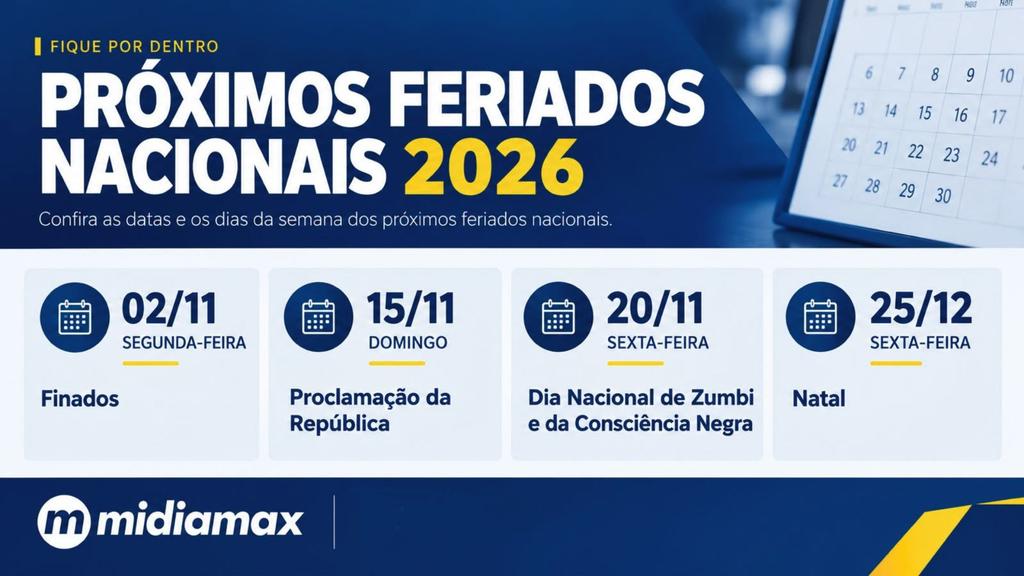 Feriado prolongado em MS terá Finados na segunda-feira (2)