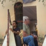 Dueto de polca paraguaia reúne harpa e tereré em Dourados