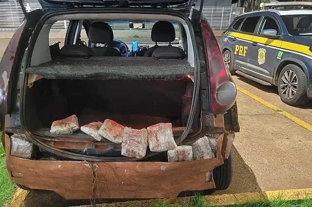 PRF prende motoristas com 11 quilos de skunk em Nova Alvorada do Sul