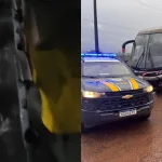 PRF prende suspeito de incêndio em ônibus em Água Clara (MS)