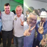 Prefeita Gerolina participa de ato em apoio a Flávio Bolsonaro em Água Clara