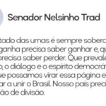 Nelsinho Trad afirma que resultado das urnas deve ser respeitado