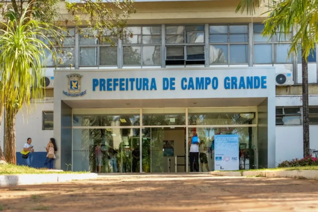 Sede da Prefeitura de Campo Grande. (Foto: Divulgação/PMCG)