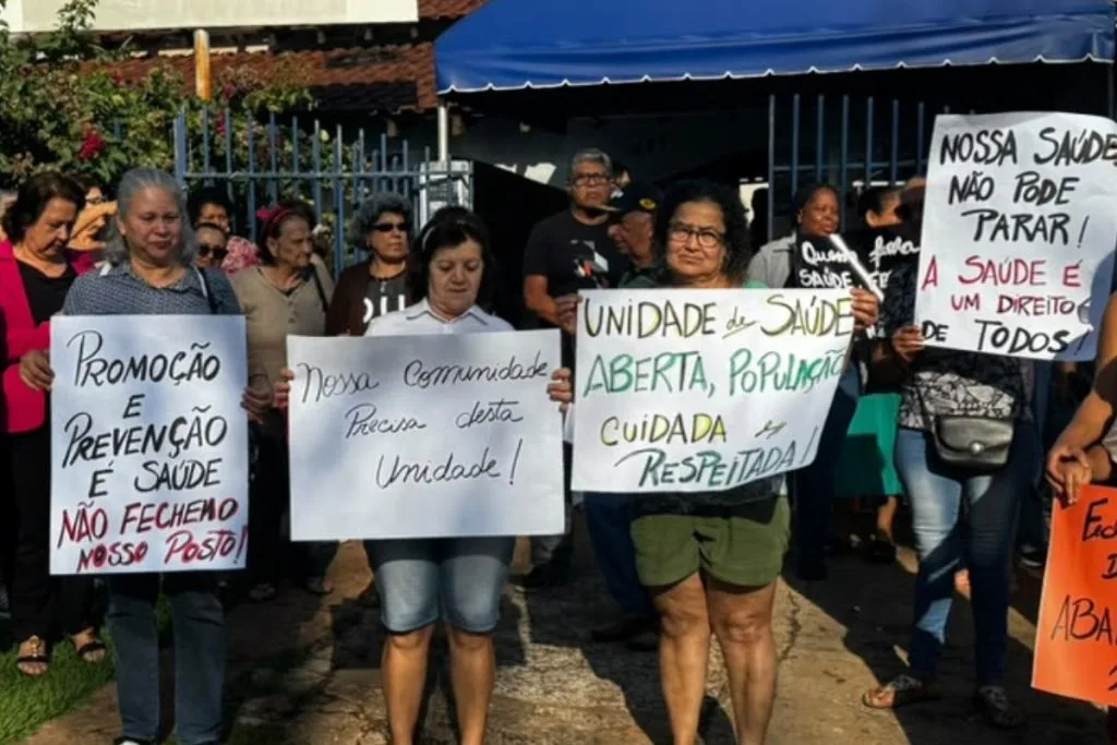 unidade de saúde protesto dos moradores