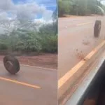 Ônibus escolar perde roda em Ponta Porã enquanto transportava alunos