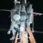 Descarga elétrica deixa trabalhador pendurado durante manutenção em Sidrolândia