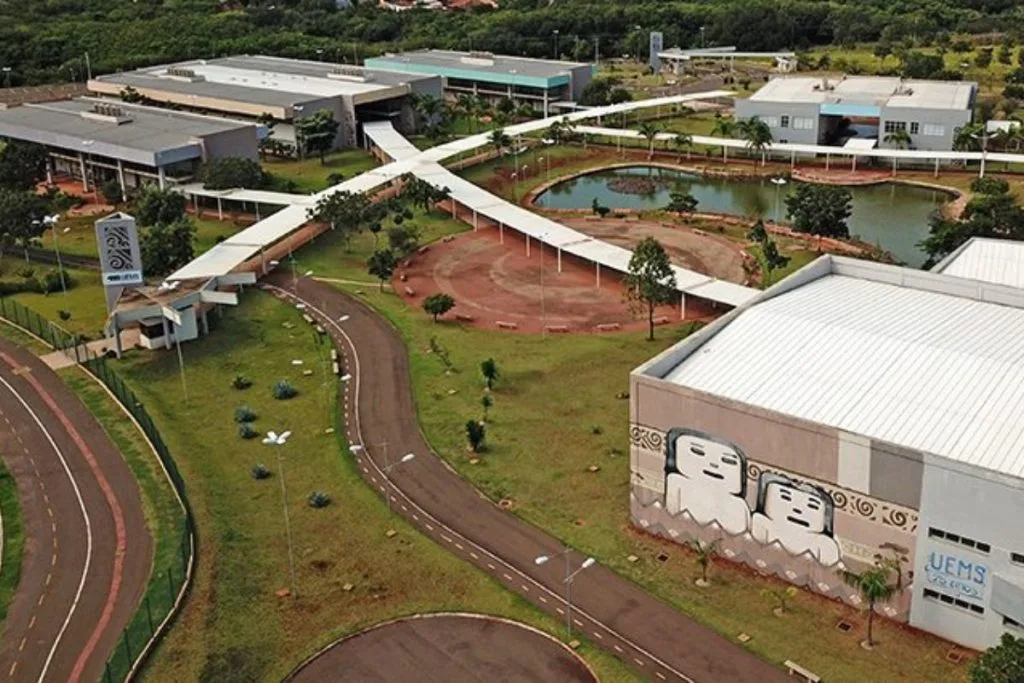 Campus da UEMS (Universidade Estadual de Mato Grosso do Sul) em Campo Grande.