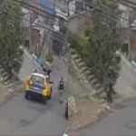 Viatura da PM desce ladeira sozinha em Curitiba após falha no freio