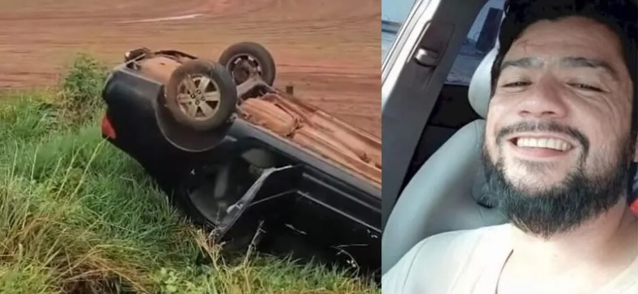Motorista morre em acidente de capotamento em Deodápolis